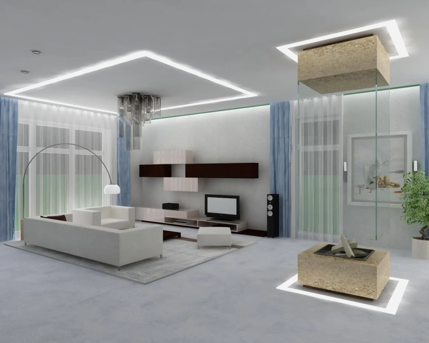 Світлодіодне освітлення в інтер'єрі освітлення інтер'єр